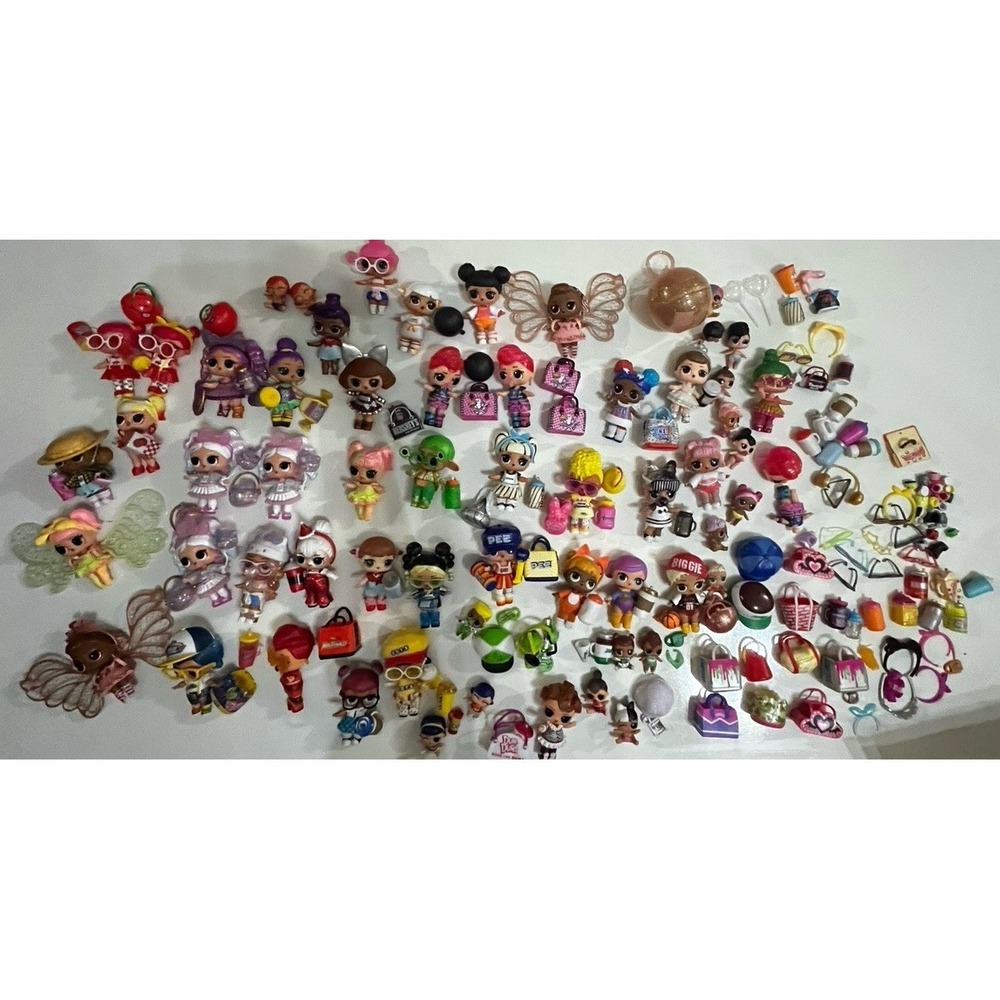 HUGE Lot LOL Surprise Doll Lot, 62 Dolls/babies Plus LOTS Of Accessories